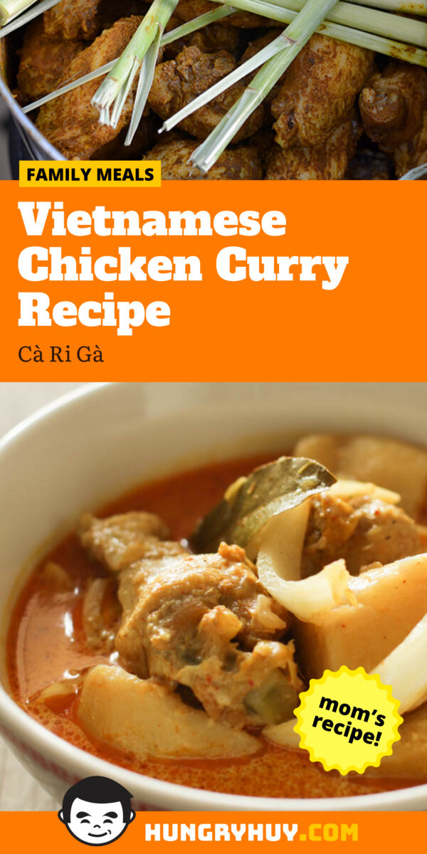 Vietnamese Chicken Curry Pinterest Image